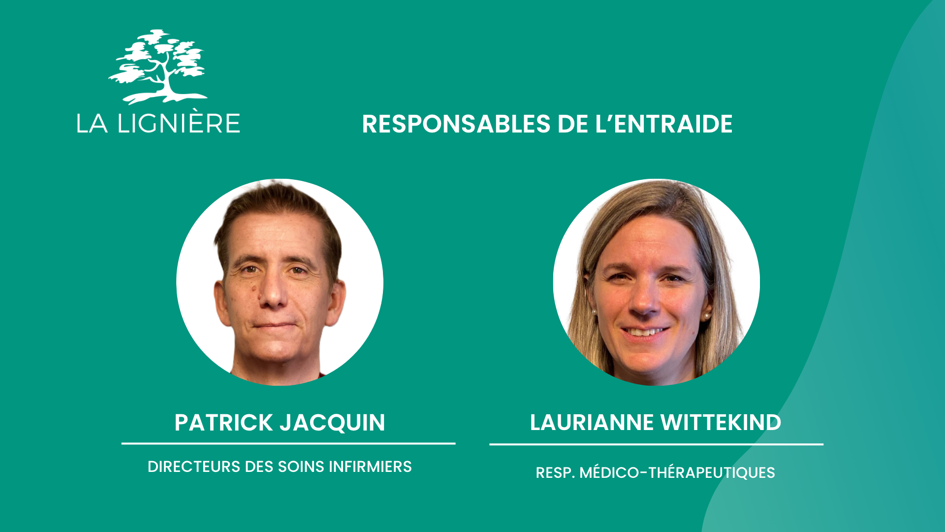 Équipe Référente Proches Aidants – Patrick Jacquin et Laurianne Wittekind, La Lignière