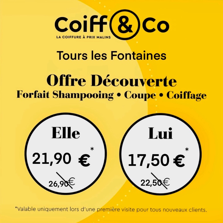 Coiff&co TOURS - CC LES FONTAINES