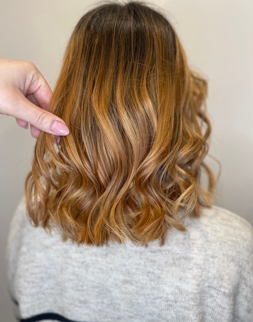 Balayage étoilé + wavy