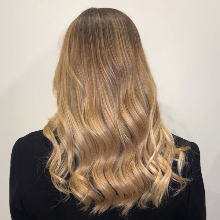 Balayage blond éclat 
