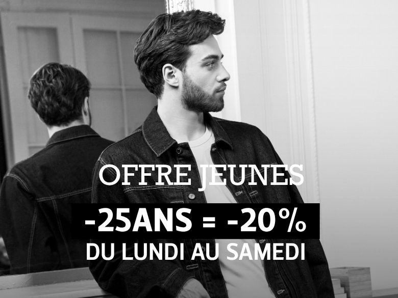 -20% pour les -25 ans du lundi au samedi