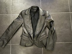 Black leatherette jacket