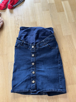 Denim skirt for pregnancy