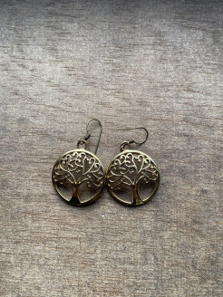 Très belles boucles d oreilles arbre de vie