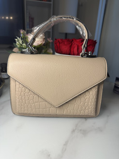 Beige handbag