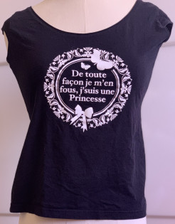 T-Shirt "je suis une princesse"