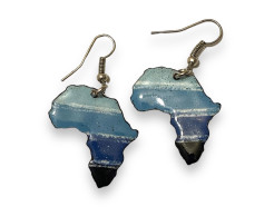 Pair of Africa earrings