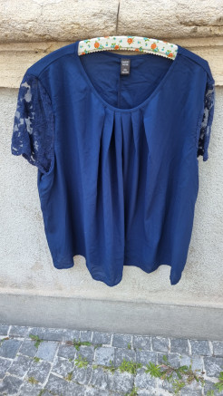 Royal blue blouse