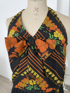 Echtes Vintage-Kleid aus den 60er Jahren Größe 40