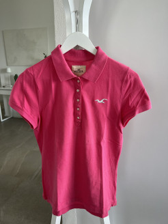 Pink polo shirt - Hollister - Size M/L