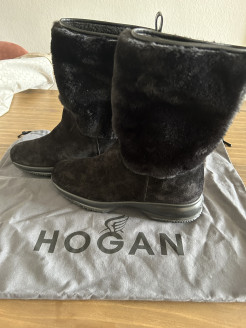 Hogan bottes noire fourrées
