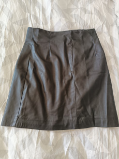 Simic leather skirt H&M