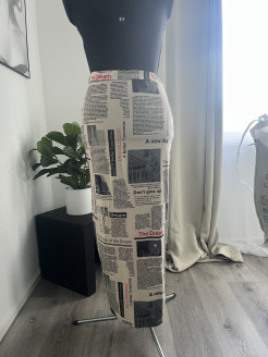 Long tight skirt