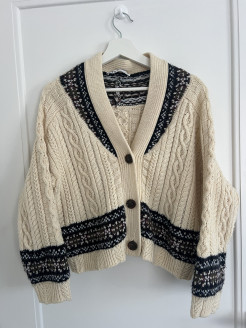 ZARA après-ski cardigan