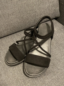 sandales noires