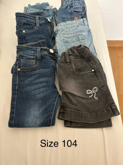 Various jeans, sports trousers etc size 104 - 4 years