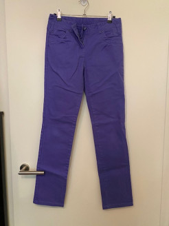 Purple jeans