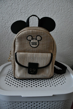 Sac à dos Mickey Mouse beige