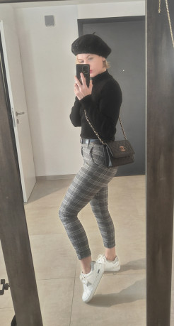 Checkered trousers