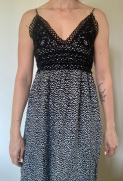 Low-cut dress