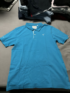 Polo-Shirt blau nationale italiana