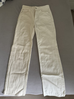 Jeans Blanc/Beige