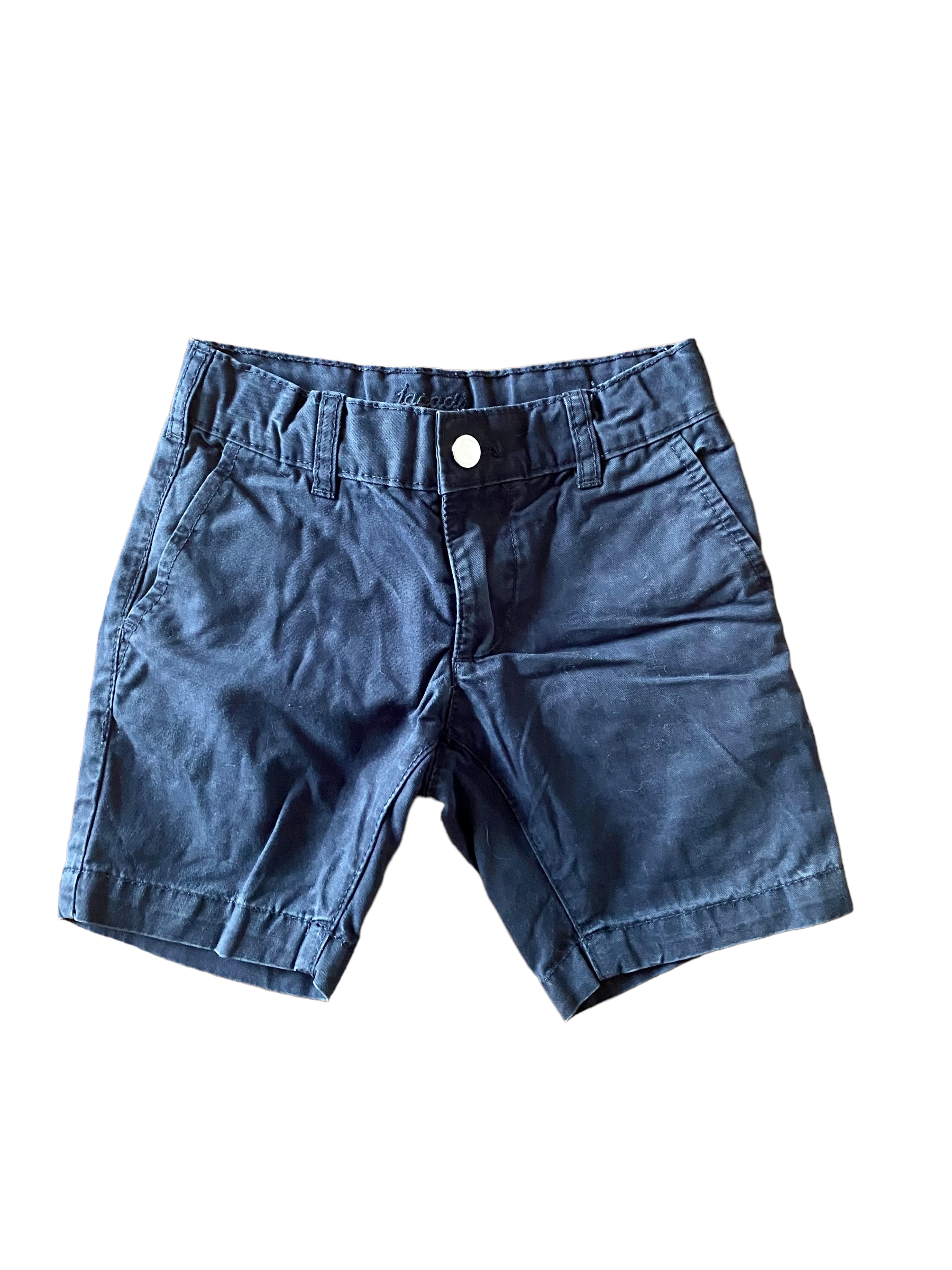 Shorts aus Baumwolle in Marineblau Jacadi
