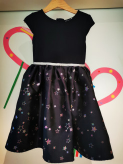 Starry party dress 110/116