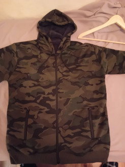 Military hooded jacket
