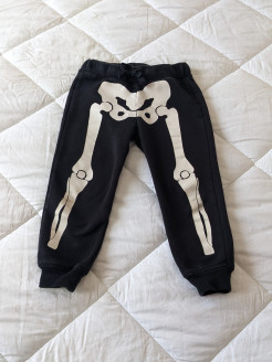 Skeleton jogging trousers