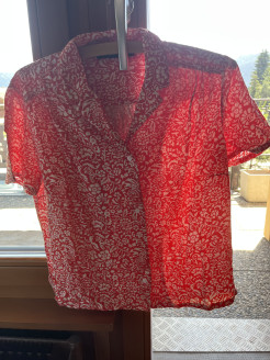 Patterned summer blouse