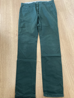 Dark green trousers