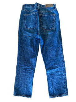 Blue denim trousers