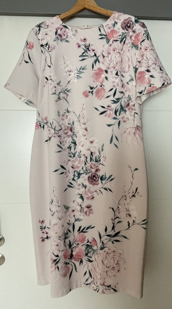 Robe mi-longue Danni Floral Dress Tea Rose de marque PHASE Eight