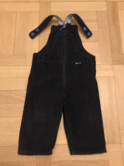 Maggot velour overalls