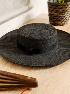 Woven straw hat DIVIDED