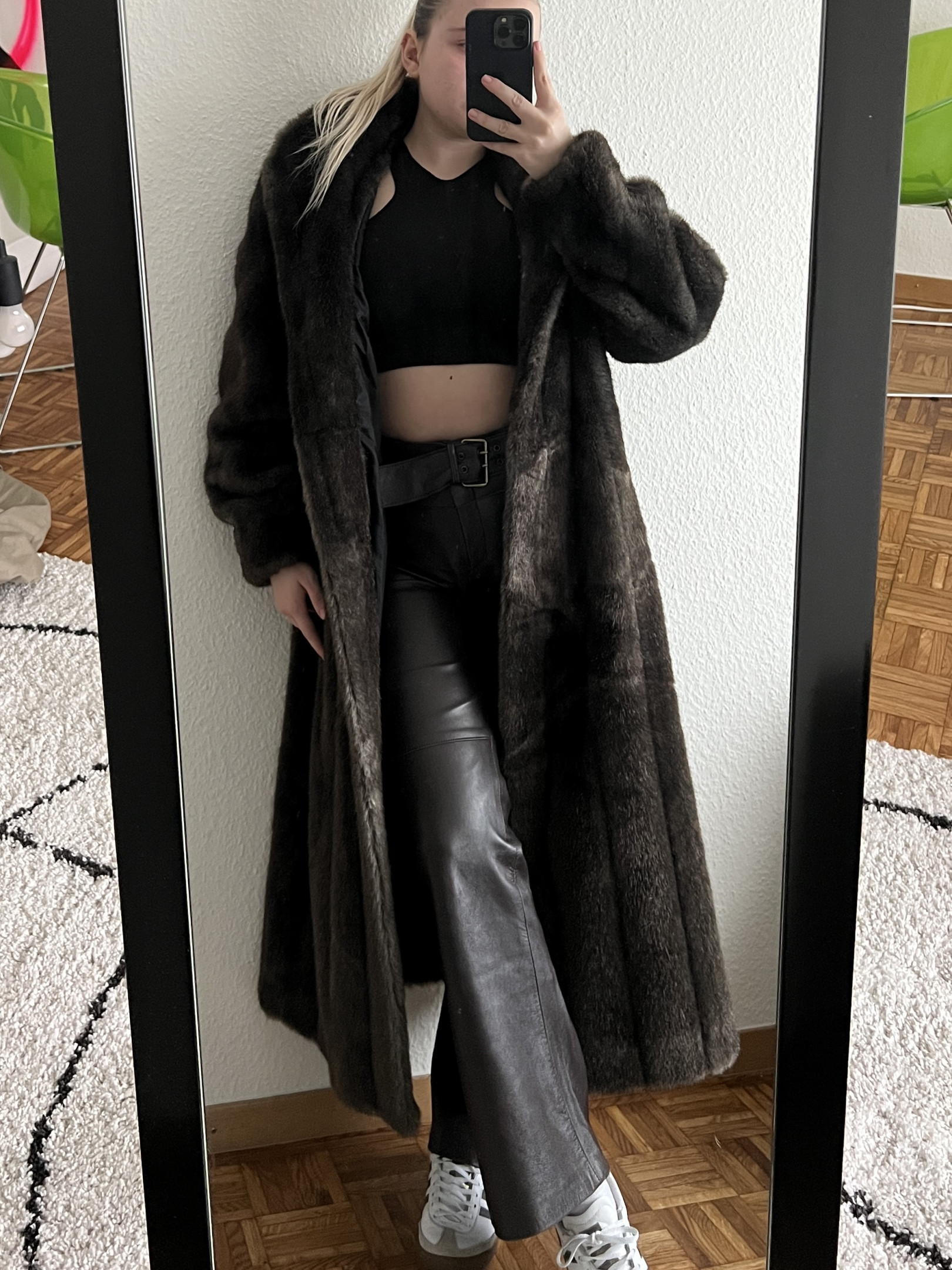 Beautiful vintage faux fur coat