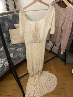 Bohème-Kleid mit Spitze, für Anlässe, Designer-Kleid