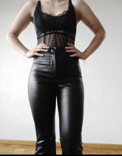 Pantalon en cuir 