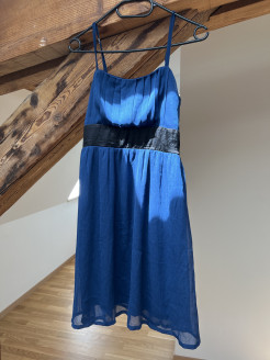 Kurzes Kleid Marineblau