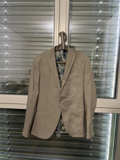 Grey suit jacket