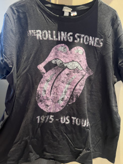 T-shirt gris anthracite Rolling Stones - taille XL