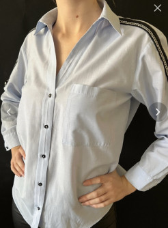 Chemise bleue claire