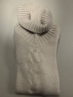 Wool mid-tongue dress