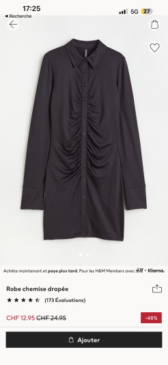H&M DRESS SIZE XL