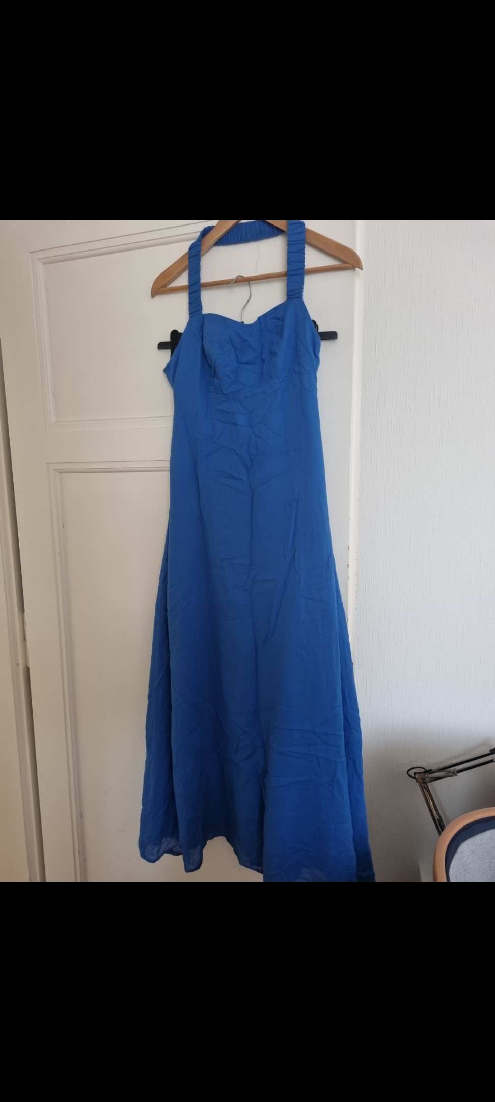 Blue long dress kookai
