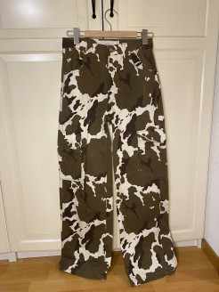 Bershka cow pattern trousers