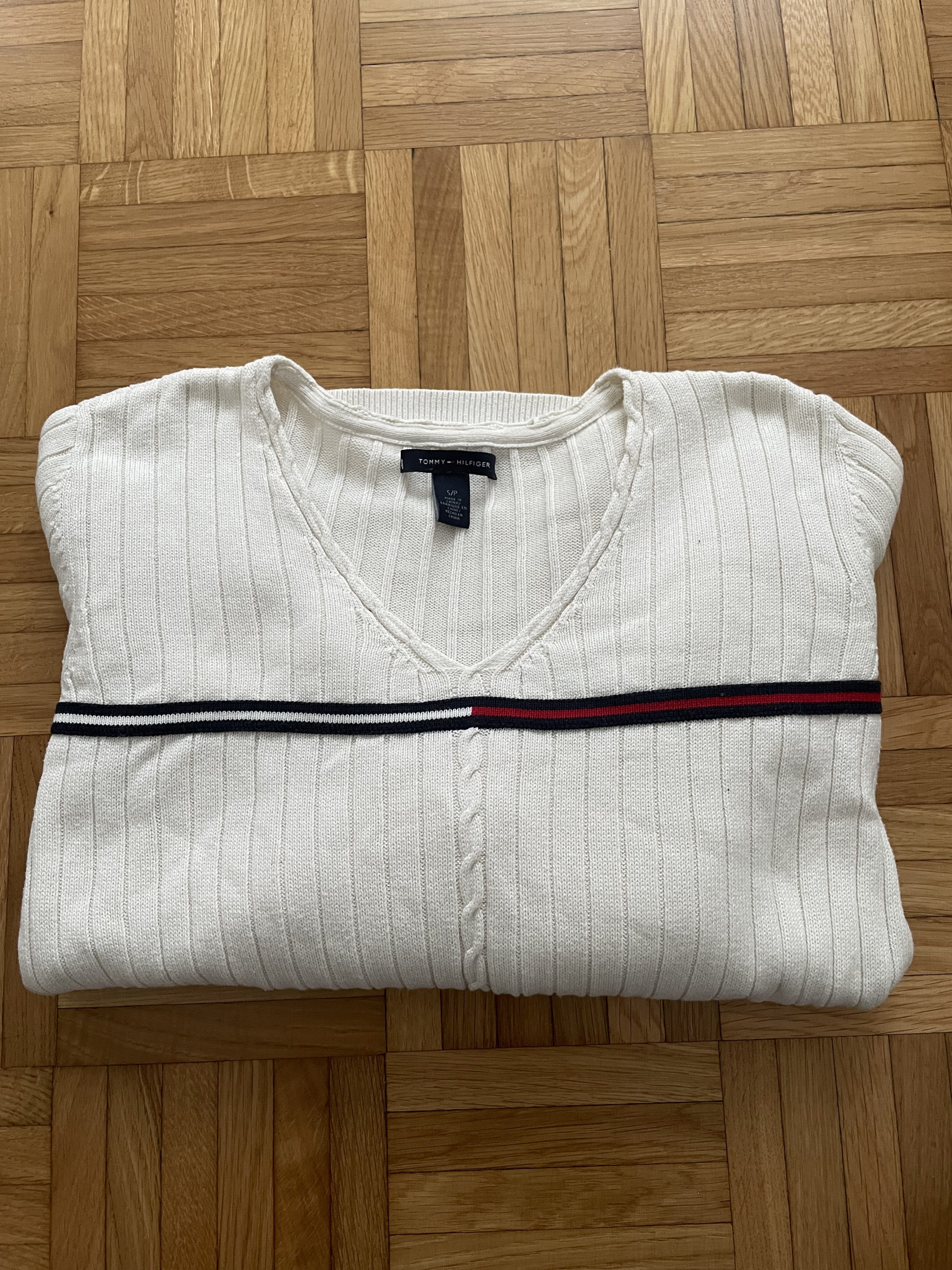 Pull col V Tommy Hilfiger