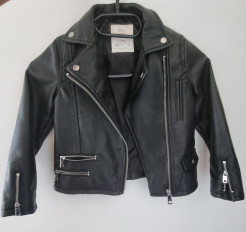 Faux black jacket