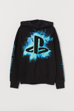 Hoodie with PS logo